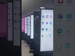 75inch Free Standing Kiosk Infrared Touch Screen 256G Wifi Windows LCD Display